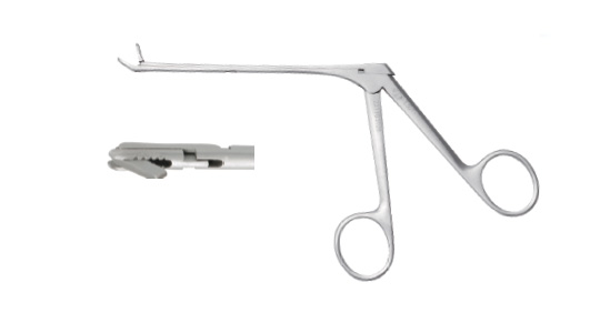 E305 nasal bone rongeur (left after opening)