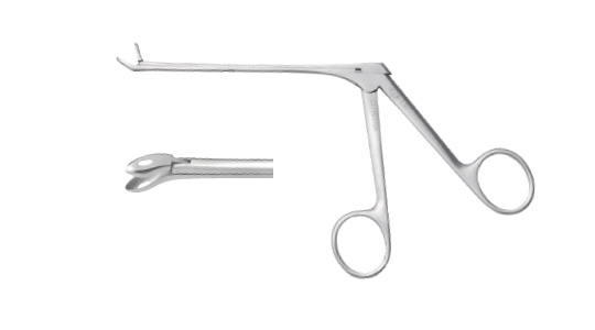 Nasal ethmoid forceps (left bow - shaped mouth)